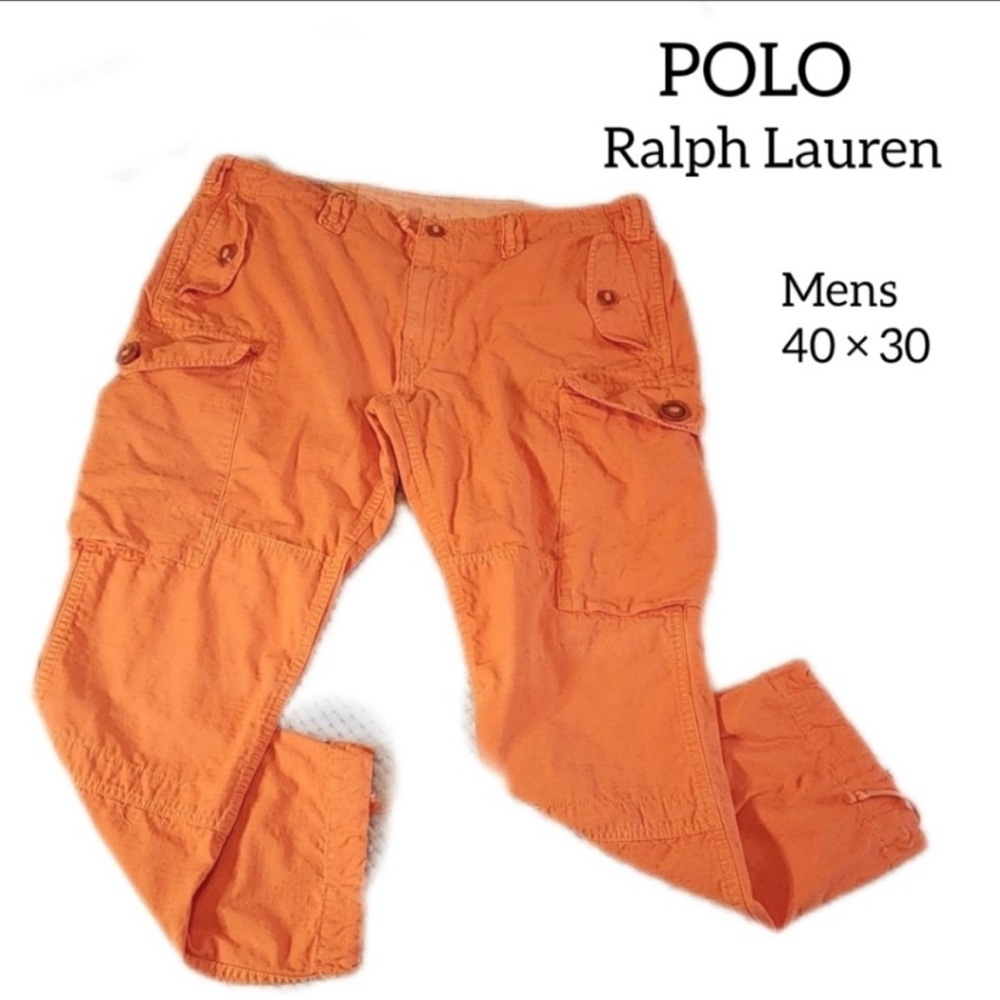 EUC polo by Ralph Lauren cargo pants (40x30)